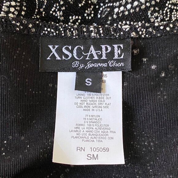 Xscape by Joanna Chen NWT Beaded Evening Two-Piece Jacket Set, Black Women's S - Picture 12 of 14